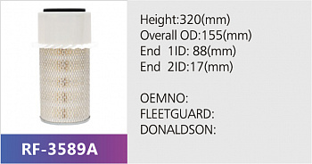 Фильтр воздушный RF-3589A (1/)