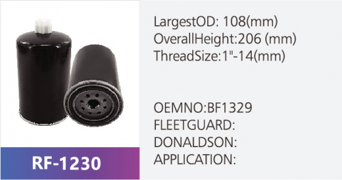 Фильтр топливный RF-1230 (1/)